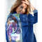 Women Hand Painted Denim jacket-vintage-alternative clothing-custom clothing-personalized pattern-one of a kind12.jpg