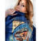 Women Hand Painted Denim jacket-vintage-alternative clothing-custom clothing-personalized pattern-one of a kind4.jpg