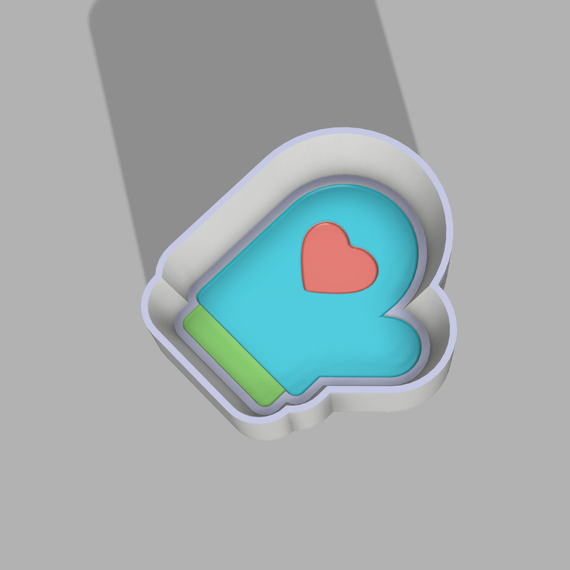 Mitten Bath Bomb 3d printing File