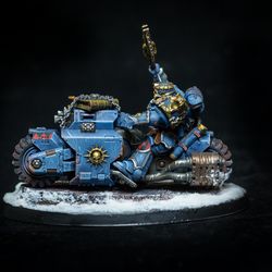 primaris chaplain on bike - painting comission
