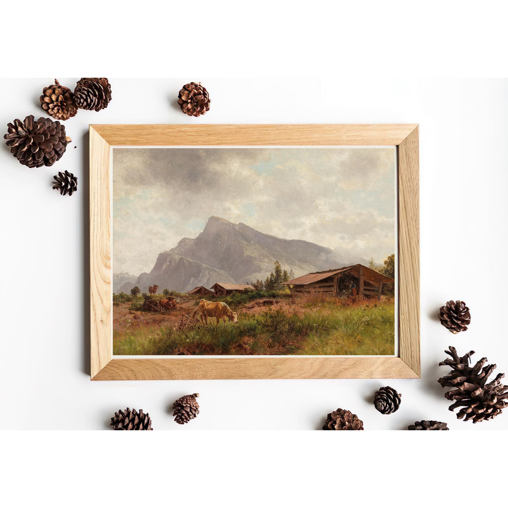 vintage mountains wall art print.jpg
