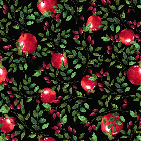 Autumn pattern with apples and briar branches covers.jpg