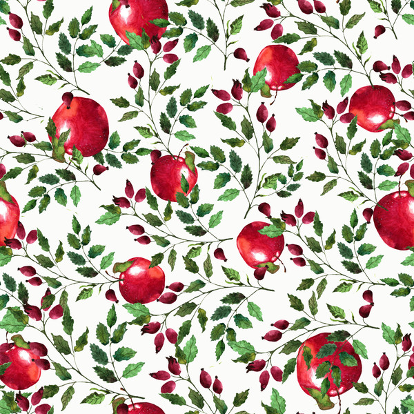 Autumn pattern with apples and leaves covers.jpg