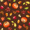 Autumn pattern with leaves, mushrooms and pumpkin 1 cover.jpg