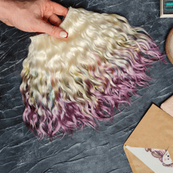 angora mohair tress