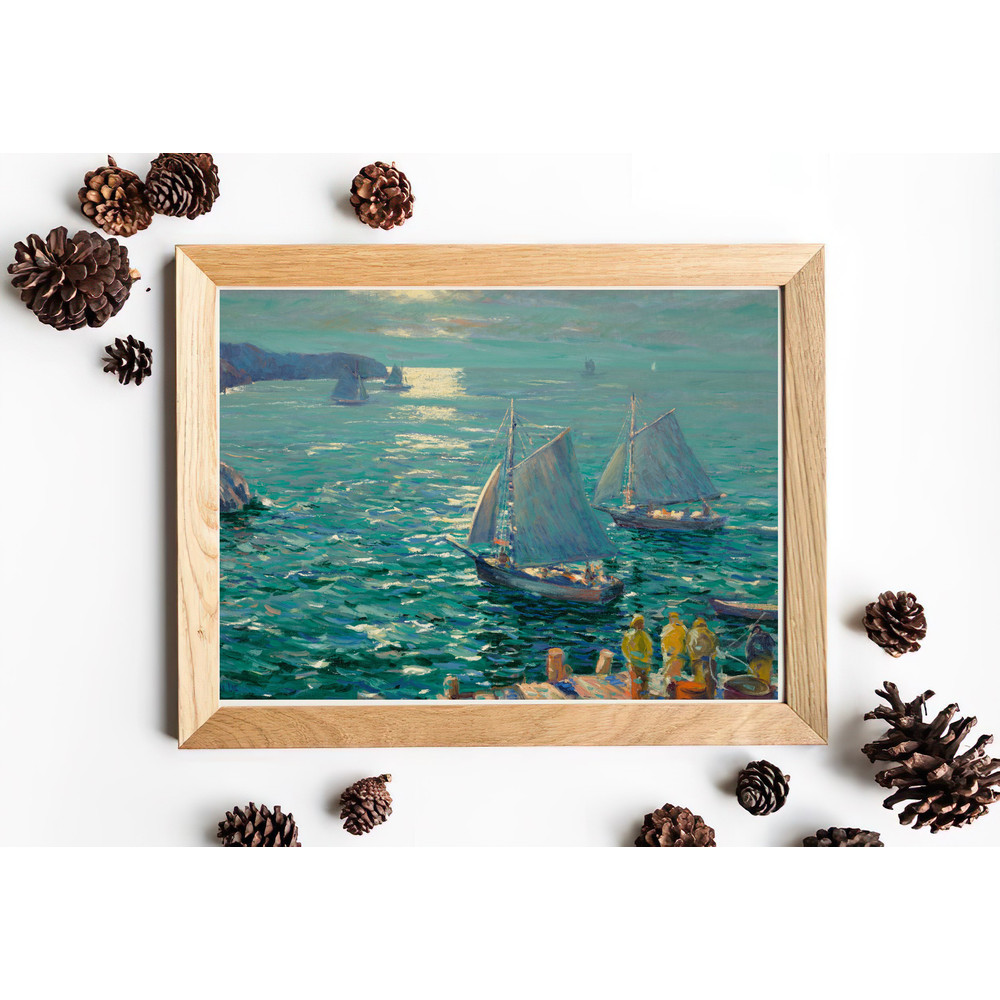 vintage seascape home decor.jpg