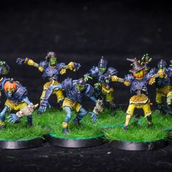 necromantic horror blood bowl team – the wolfenburg crypt-stealers - painting comission