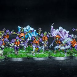 Necromantic Horror Blood Bowl Team – The Wolfenburg Crypt-Stealers - Painting comission