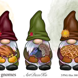 fall gnomes, thanksgiving gnomes