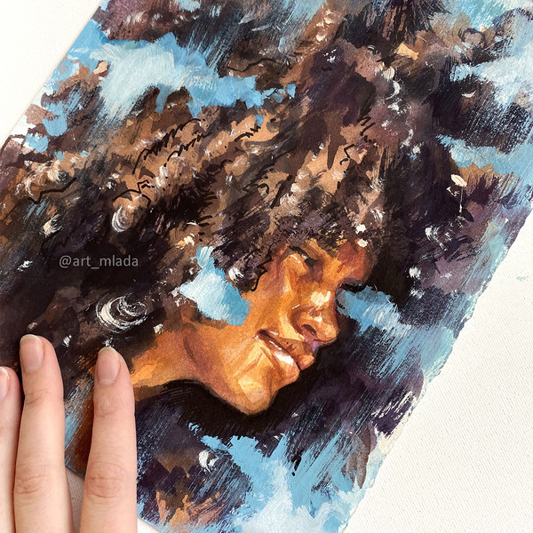 african-american-girl-watercolor-painting-blue-painting-blue-sky-wall-art-decor-2.jpg