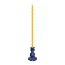 Ceramic Candlestick  Russian Byzantine Style | Handmade Cobalt painting | Height: 4.5 cm (1,8 inches) | Made in Russia