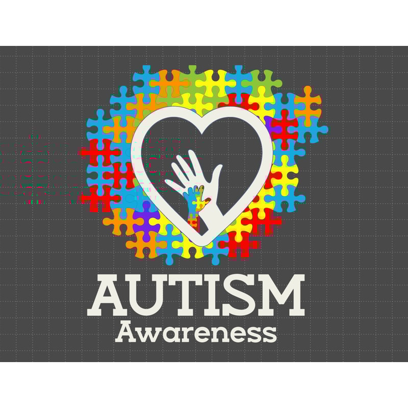 Autism Hands Heart Puzzle Svg, Puzzle Piece Svg, Autism Support Svg, 2nd April Svg, Autism Awareness, Be Kind.jpg