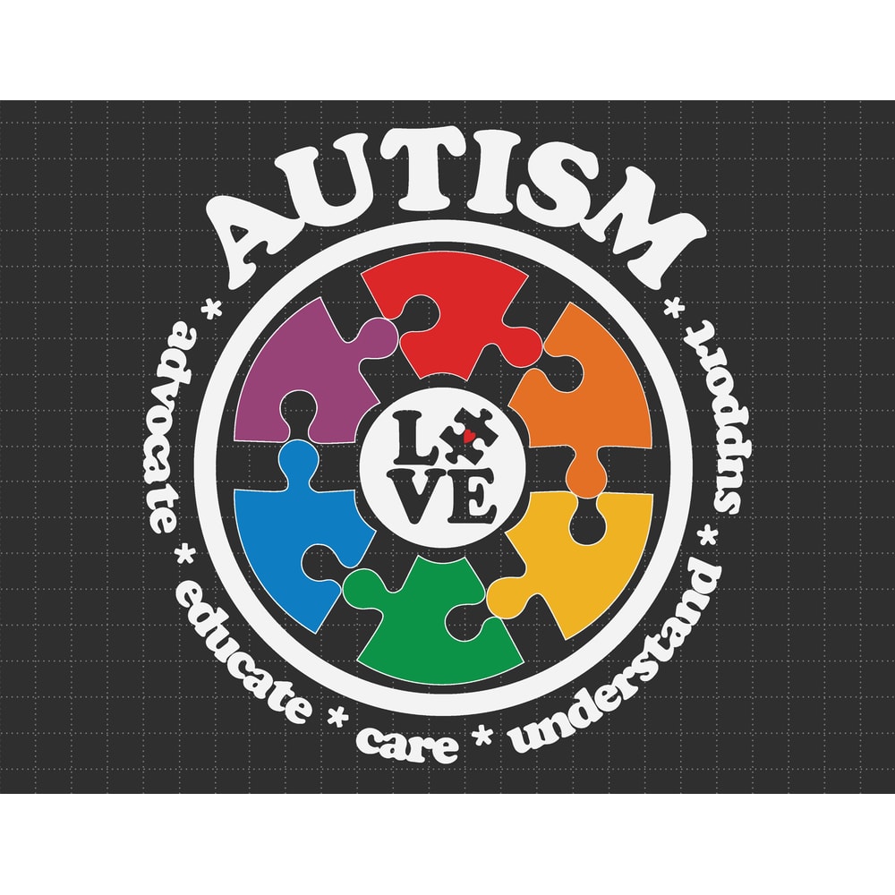 Autism Puzzle Wheel Svg, Autism Heart Puzzle Svg, Puzzle Piece Svg, Autism Support, 2nd April Svg, Autism Awareness Svg, Autism Proud.jpg