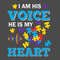 I Am His Voice He Is My Heart Svg, Puzzle Piece Svg, Autism Support Svg, 2nd April Svg, Autism Awareness Svg, Autism Quotes, Be Kind Svg.jpg