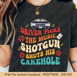 driver picks the music shotgun shuts his cakehole png digita, 27