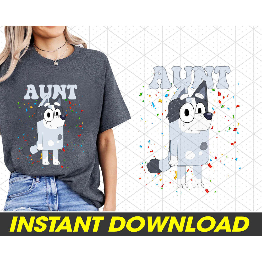 Aunt Bluey PNG, Bluey And Bingo, Bluey Family PNG, Bluey Friends Png, PNG Digital Download 1.jpg