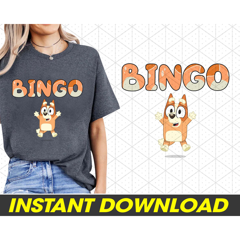 Bingo PNG, Bluey And Bingo, Bluey Family PNG, Bluey Friends Png, PNG Digital Download 2.jpg