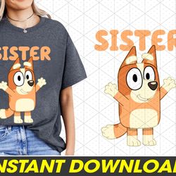 bingo sister png, bluey and bingo, bluey family png, bluey f, 25