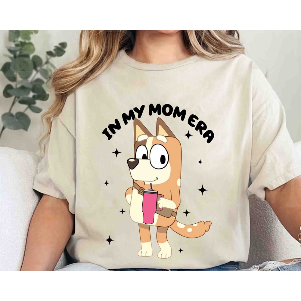 In My Mom Era Bluey Shirt, Bluey And Friends Shirt, Family Matching Shirt, Bluey Birthday T-shirt, Swiftie Gifts..jpg