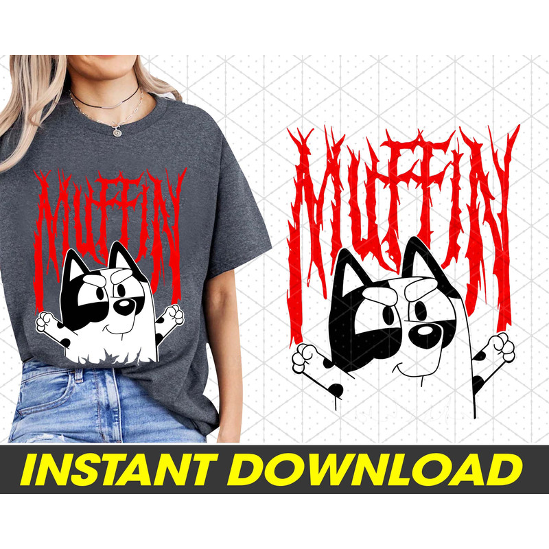 Muffin PNG, Bluey And Bingo, Bluey Family PNG, Bluey Friends Png, PNG Digital Download 1.jpg