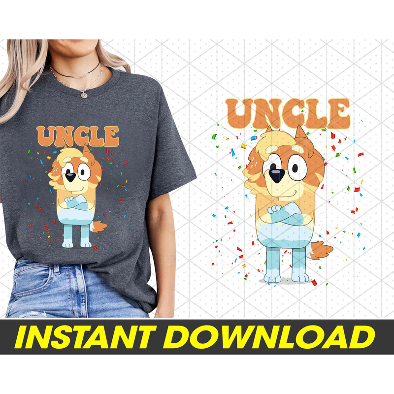 Uncle Bluey PNG, Bluey And Bingo, Bluey Family PNG, Bluey Friends Png, PNG Digital Download.jpg