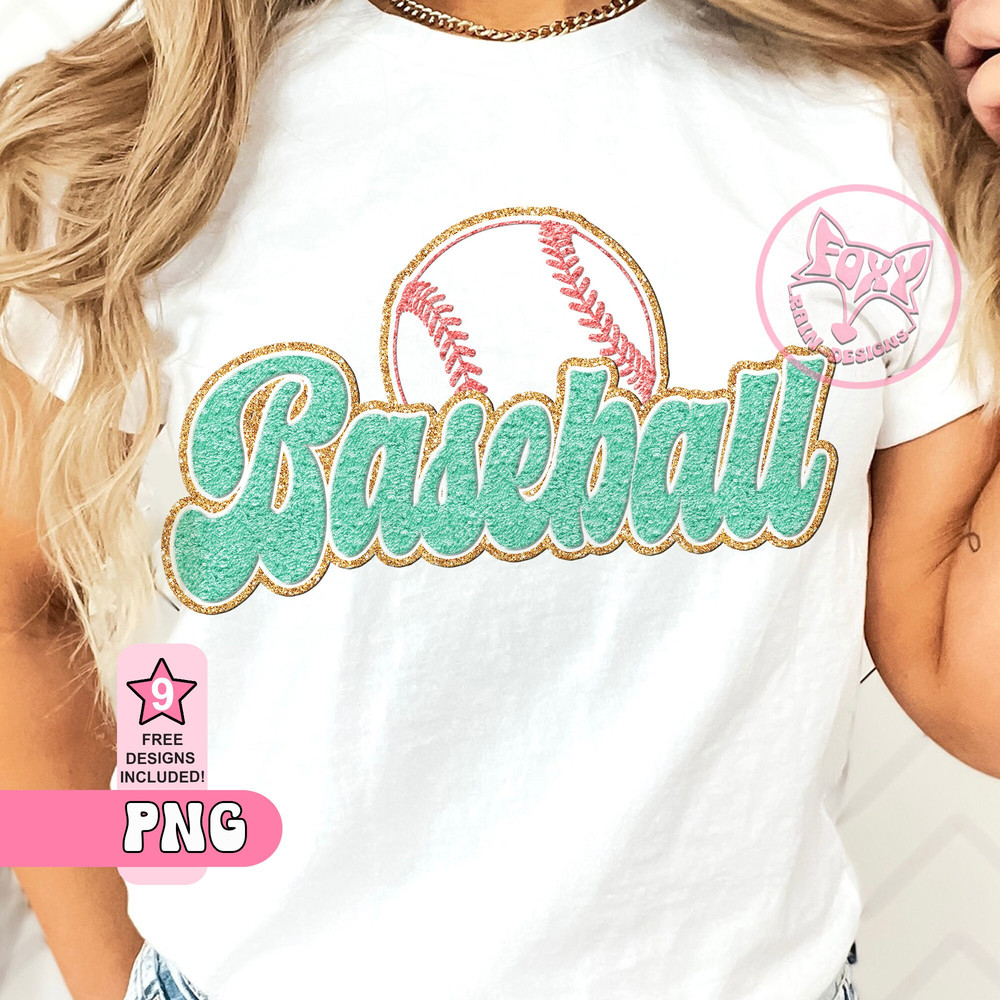 Baseball PNG Chenille letters Sublimation Design Popular Trending Right Now Digital Download Art Top Sellers Dtf Transfers Graphic Tshirt.jpg