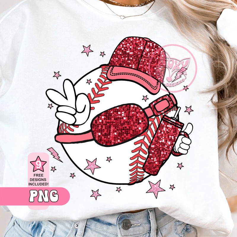 Baseball PNG Tumbler Belt Bag Faux Sequin Sparkle Digital Art Sublimation Designs Dtf Transfers Trending Best Selling Items.jpg
