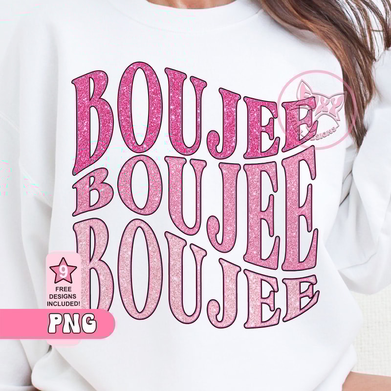 Boujee Glitter Wavy Font PNG, Womens Tshirts Bestseller Png for Download, Popular Right Now Digital Prints Trending Png, Sublimation Designs.jpg