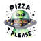 Cute Alien UFO PNG, Alien Pizza Abduction Clipart, Funny Clipart, Trippy Alien Clipart, Alien Shirt Design, Outer Space Glass Jar File.jpg