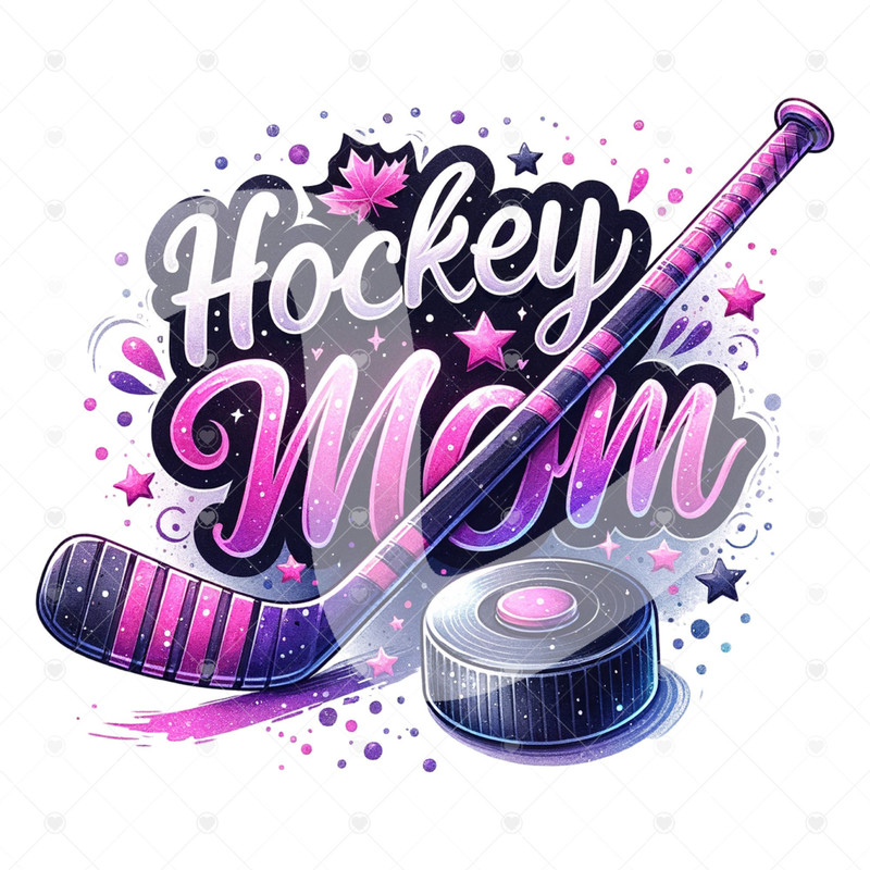 Cute Hockey Mom Clipart, Ice Hockey PNG, Hockey Mom Png, Tshirt Sublimation Design, Hockey Player Clipart, Ice Hockey Shirt, Tee Design.jpg
