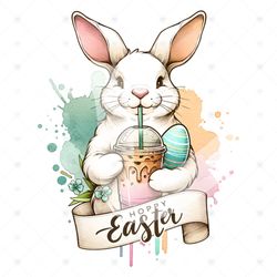 cute pastel easter bunny clipart hoppy easter shirt sublima