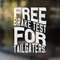 Free Brake Test Car Decal, Tailgating Humor, Tailgating Bumper Sticker, Tailgating Vinyl Decal, Funny Car Decal, Truck Decal, Truck Sticker.jpg