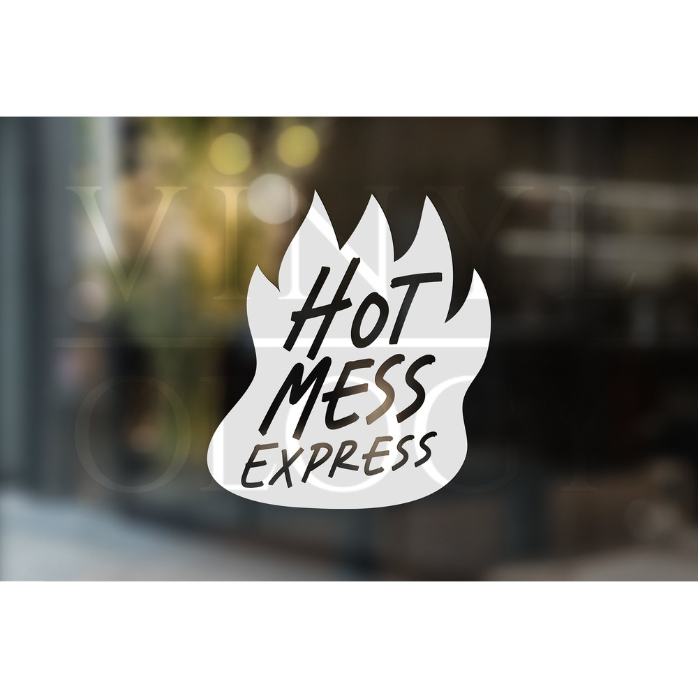 Hot Mess Express Decal, Hot Mess Car Decal, Hot Mess Bumper Sticker, Mom Life Decal, Funny Car Sticker, Gift for Friend, BFF Gift, Bestie.jpg