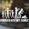 Zombie Stick Family Decal, Funny Stick Family Car Decal, Family Vinyl Decal, Stick Figure Family, Car Decals, Laptop Decals, Car Stickers.jpg