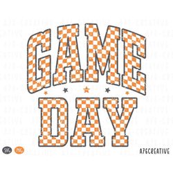 Checkered Game Day Png Svg, Checkered Game Day Shirt, Football, 23