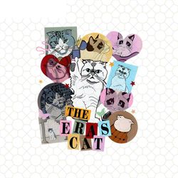 the eras tour png, the eras cat png, music albums as cat png