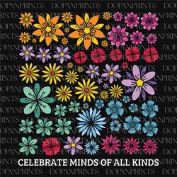Celebrate Minds of All Kinds Png, Autism Puzzle Piece, 2nd A
