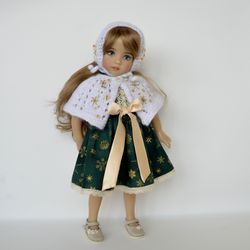Christmas outfit for Little Darling doll