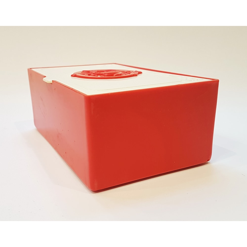 4 Vintage USSR Red&White Plastic Casket Box FIREBIRD 1970s.jpg
