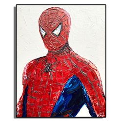 Spider Man Poster, Spider Man Print on paper, Spider Man Wall Art, superhero Poster, superhero Marvel Comics Wall Art