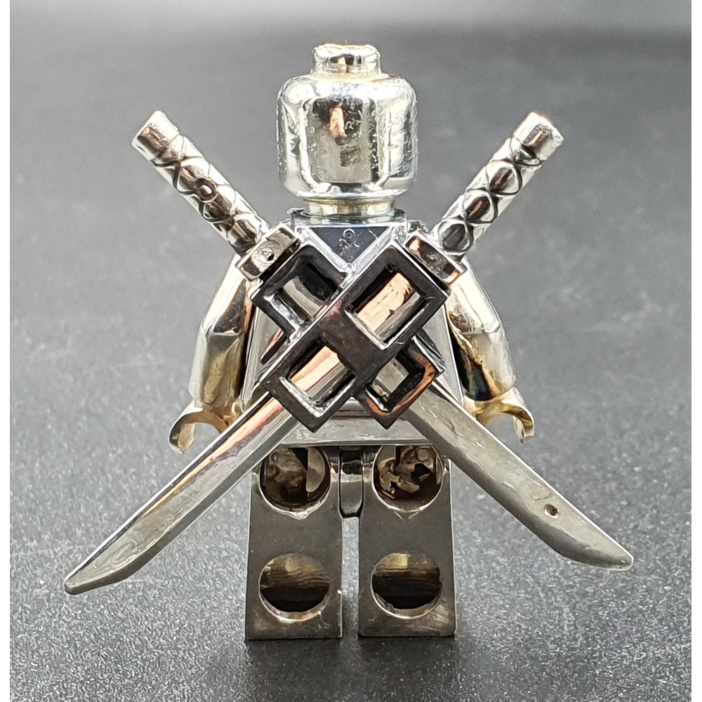 4 Lego DeadPool CUSTOM MiniFigure Solid Sterling Silver.jpg