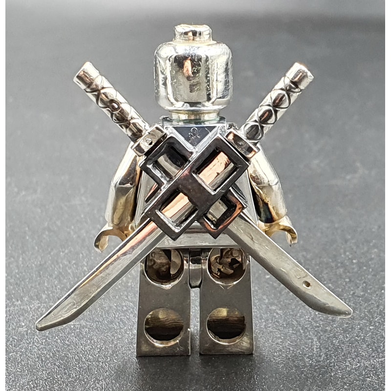 4 Lego DeadPool CUSTOM MiniFigure Solid Sterling Silver.jpg