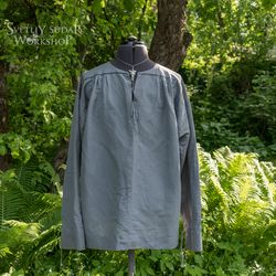 Gray Shirt (inspired Aragorn) without embroidery / Strider's Shirt / LOTR outfit