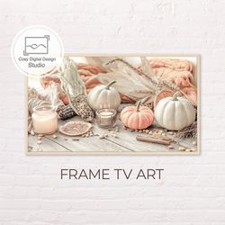 Samsung Frame TV Art | Pumpkins Thanksgiving and Fall Art For The Frame TV | Digital Art Frame TV | Halloween