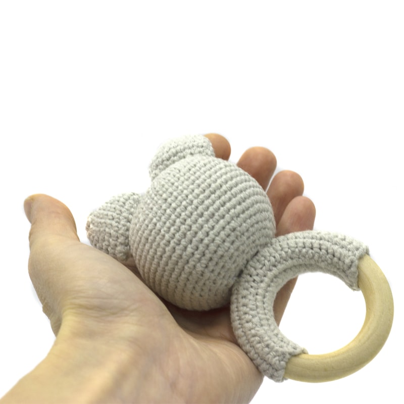Baby rattle crochet pattern, amigurumi cat baby rattle patte | Inspire ...