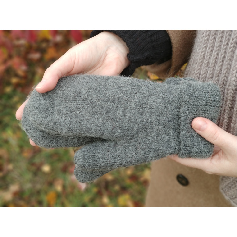 Women mittens Double Women mittens soft warm alpaca wool women handknitted mittens alpaca mittens