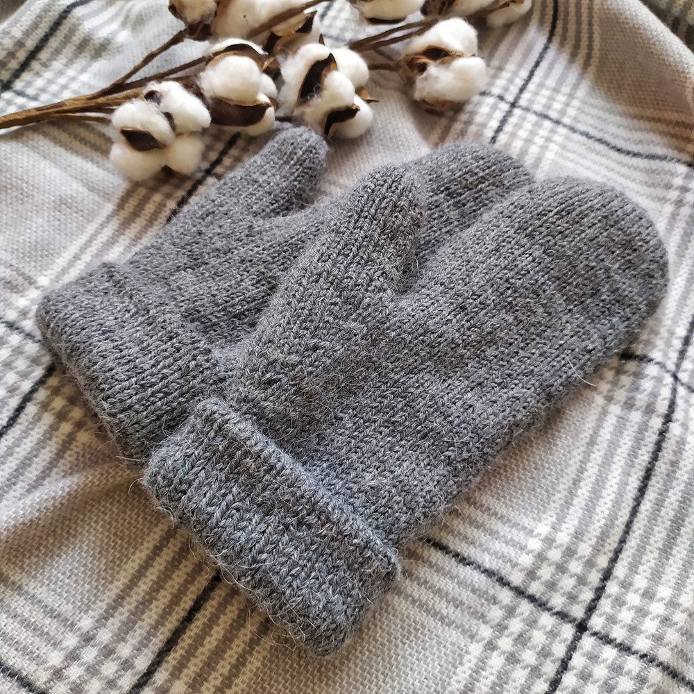Women mittens Double Women mittens soft warm alpaca wool women handknitted mittens alpaca mittens