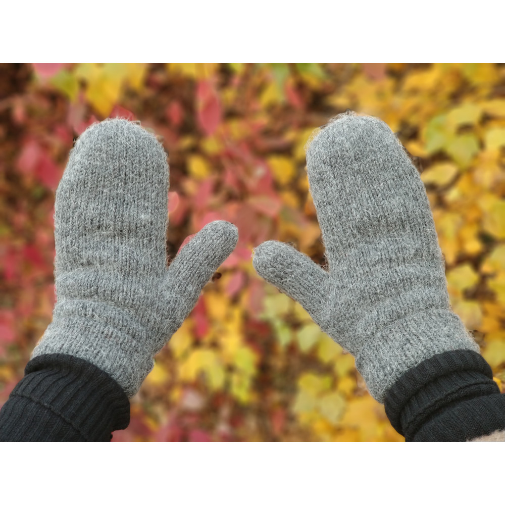 Women mittens Double Women mittens soft warm alpaca wool women handknitted mittens alpaca mittens