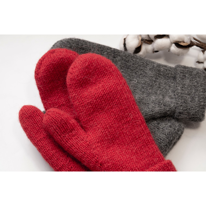 Women mittens Double Women mittens soft warm alpaca wool women handknitted mittens alpaca mittens