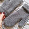 Women mittens Double Women mittens soft warm alpaca wool women handknitted mittens alpaca mittens